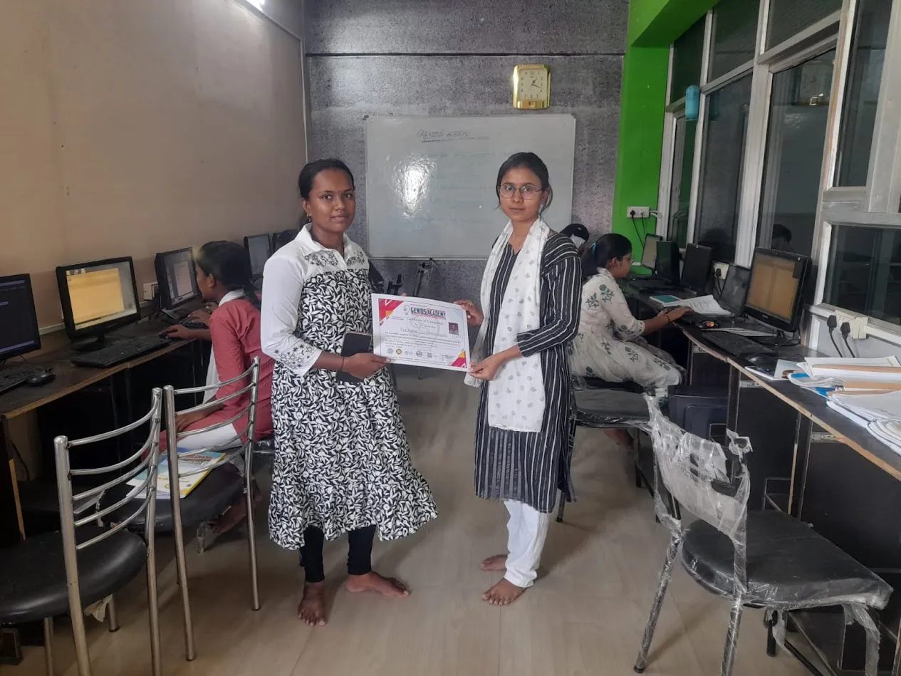 Certificate distribution ceremony at Genius Academy, Kalaburagi